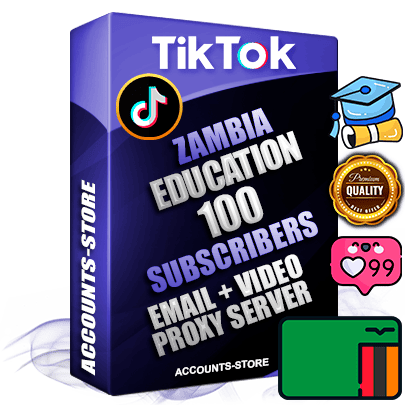 Professional Zambian PREMIUM TikTok accounts of manual registration and farming for the EDUCATION niche with high trust history profile photos and videos — fully themed and optimized for EDUCATION advertising and promotion — 100 niche-related live active subscribers 2018–2022 registration years Verified Email (included) + Cookie JSON for secure import and login to the account + User Agent + high-quality content filling (profile photo banner and videos). Fully ready for targeted campaigns and ad launches from any country. Perfectly holds ads without bans. Ideal for any earning schemes affiliate promotions and marketing projects. Quality unlimited IPv4 proxy server included.