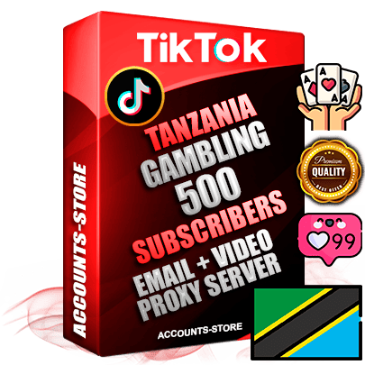 Professional Tanzanian PREMIUM TikTok accounts of manual registration and farming for the GAMBLING niche with high trust history profile photos and videos — fully themed and optimized for GAMBLING advertising and promotion — 500 niche-related live active subscribers 2018–2022 registration years Verified Email (included) + Cookie JSON for secure import and login to the account + User Agent + high-quality content filling (profile photo banner and videos). Fully ready for targeted campaigns and ad launches from any country. Perfectly holds ads without bans. Ideal for any earning schemes affiliate promotions and marketing projects. Quality unlimited IPv4 proxy server included. Professional Tanzanian PREMIUM TikTok accounts of manual registration and farming for the GAMBLING niche with high trust history profile photos and videos — fully themed and optimized for GAMBLING advertising and promotion — 500 niche-related live active subscribers 2018–2022 registration years Verified Email (included) + Cookie JSON for secure import and login to the account + User Agent + high-quality content filling (profile photo banner and videos). Fully ready for targeted campaigns and ad launches from any country. Perfectly holds ads without bans. Ideal for any earning schemes affiliate promotions and marketing projects. Quality unlimited IPv4 proxy server included.