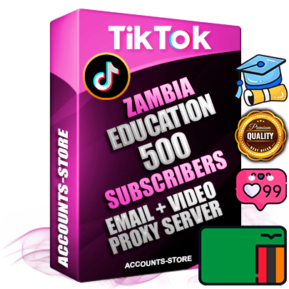 Professional Zambian PREMIUM TikTok accounts of manual registration and farming for the EDUCATION niche with high trust history profile photos and videos — fully themed and optimized for EDUCATION advertising and promotion — 500 niche-related live active subscribers 2018–2022 registration years Verified Email (included) + Cookie JSON for secure import and login to the account + User Agent + high-quality content filling (profile photo banner and videos). Fully ready for targeted campaigns and ad launches from any country. Perfectly holds ads without bans. Ideal for any earning schemes affiliate promotions and marketing projects. Quality unlimited IPv4 proxy server included. Professional Zambian PREMIUM TikTok accounts of manual registration and farming for the EDUCATION niche with high trust history profile photos and videos — fully themed and optimized for EDUCATION advertising and promotion — 500 niche-related live active subscribers 2018–2022 registration years Verified Email (included) + Cookie JSON for secure import and login to the account + User Agent + high-quality content filling (profile photo banner and videos). Fully ready for targeted campaigns and ad launches from any country. Perfectly holds ads without bans. Ideal for any earning schemes affiliate promotions and marketing projects. Quality unlimited IPv4 proxy server included.