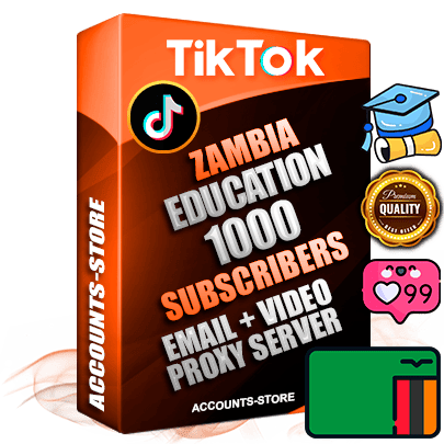 Professional Zambian PREMIUM TikTok accounts of manual registration and farming for the EDUCATION niche with high trust history profile photos and videos — fully themed and optimized for EDUCATION advertising and promotion — 1000 niche-related live active subscribers 2018–2022 registration years Verified Email (included) + Cookie JSON for secure import and login to the account + User Agent + high-quality content filling (profile photo banner and videos). Fully ready for targeted campaigns and ad launches from any country. Perfectly holds ads without bans. Ideal for any earning schemes affiliate promotions and marketing projects. Quality unlimited IPv4 proxy server included.