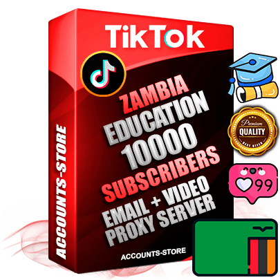 Professional Zambian PREMIUM TikTok accounts of manual registration and farming for the EDUCATION niche with high trust history profile photos and videos — fully themed and optimized for EDUCATION advertising and promotion — 10000 niche-related live active subscribers 2018–2022 registration years Verified Email (included) + Cookie JSON for secure import and login to the account + User Agent + high-quality content filling (profile photo banner and videos). Fully ready for targeted campaigns and ad launches from any country. Perfectly holds ads without bans. Ideal for any earning schemes affiliate promotions and marketing projects. Quality unlimited IPv4 proxy server included. Professional Zambian PREMIUM TikTok accounts of manual registration and farming for the EDUCATION niche with high trust history profile photos and videos — fully themed and optimized for EDUCATION advertising and promotion — 10000 niche-related live active subscribers 2018–2022 registration years Verified Email (included) + Cookie JSON for secure import and login to the account + User Agent + high-quality content filling (profile photo banner and videos). Fully ready for targeted campaigns and ad launches from any country. Perfectly holds ads without bans. Ideal for any earning schemes affiliate promotions and marketing projects. Quality unlimited IPv4 proxy server included.