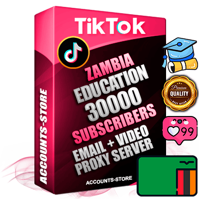 Professional Zambian PREMIUM TikTok accounts of manual registration and farming for the EDUCATION niche with high trust history profile photos and videos — fully themed and optimized for EDUCATION advertising and promotion — 30000 niche-related live active subscribers 2018–2022 registration years Verified Email (included) + Cookie JSON for secure import and login to the account + User Agent + high-quality content filling (profile photo banner and videos). Fully ready for targeted campaigns and ad launches from any country. Perfectly holds ads without bans. Ideal for any earning schemes affiliate promotions and marketing projects. Quality unlimited IPv4 proxy server included. Professional Zambian PREMIUM TikTok accounts of manual registration and farming for the EDUCATION niche with high trust history profile photos and videos — fully themed and optimized for EDUCATION advertising and promotion — 30000 niche-related live active subscribers 2018–2022 registration years Verified Email (included) + Cookie JSON for secure import and login to the account + User Agent + high-quality content filling (profile photo banner and videos). Fully ready for targeted campaigns and ad launches from any country. Perfectly holds ads without bans. Ideal for any earning schemes affiliate promotions and marketing projects. Quality unlimited IPv4 proxy server included.