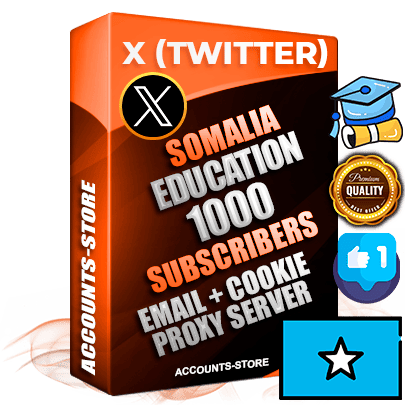 Professional Somali PREMIUM X (Twitter) accounts of manual registration and farming for the EDUCATION niche with high trust history photos and tweets — fully themed and optimized for EDUCATION advertising and promotion — 1000 niche-related live active followers 2009–2014 registration year Verified Email (Included) + Cookie JSON for secure import and login to the account + User Agent + High-quality filling (Photo Header Posts). Fully ready for targeted campaigns and ad launches from any country. Perfectly hold ads without bans. Ideal for any earning schemes affiliate promotions and marketing projects. Quality unlimited IPv4 proxy server included.
