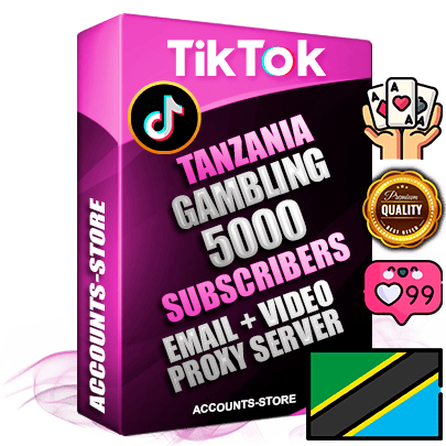 Professional Tanzanian PREMIUM TikTok accounts of manual registration and farming for the GAMBLING niche with high trust history profile photos and videos — fully themed and optimized for GAMBLING advertising and promotion — 5000 niche-related live active subscribers 2018–2022 registration years Verified Email (included) + Cookie JSON for secure import and login to the account + User Agent + high-quality content filling (profile photo banner and videos). Fully ready for targeted campaigns and ad launches from any country. Perfectly holds ads without bans. Ideal for any earning schemes affiliate promotions and marketing projects. Quality unlimited IPv4 proxy server included. Professional Tanzanian PREMIUM TikTok accounts of manual registration and farming for the GAMBLING niche with high trust history profile photos and videos — fully themed and optimized for GAMBLING advertising and promotion — 5000 niche-related live active subscribers 2018–2022 registration years Verified Email (included) + Cookie JSON for secure import and login to the account + User Agent + high-quality content filling (profile photo banner and videos). Fully ready for targeted campaigns and ad launches from any country. Perfectly holds ads without bans. Ideal for any earning schemes affiliate promotions and marketing projects. Quality unlimited IPv4 proxy server included.