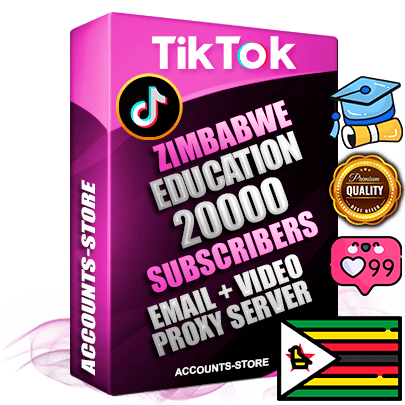 Professional Zimbabwean PREMIUM TikTok accounts of manual registration and farming for the EDUCATION niche with high trust history profile photos and videos — fully themed and optimized for EDUCATION advertising and promotion — 20000 niche-related live active subscribers 2018–2022 registration years Verified Email (included) + Cookie JSON for secure import and login to the account + User Agent + high-quality content filling (profile photo banner and videos). Fully ready for targeted campaigns and ad launches from any country. Perfectly holds ads without bans. Ideal for any earning schemes affiliate promotions and marketing projects. Quality unlimited IPv4 proxy server included.