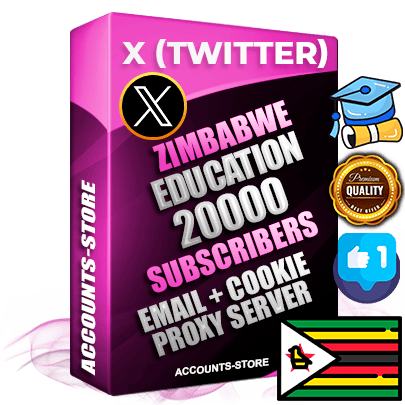 Professional Zimbabwean PREMIUM X (Twitter) accounts of manual registration and farming for the EDUCATION niche with high trust history photos and tweets — fully themed and optimized for EDUCATION advertising and promotion — 20000 niche-related live active followers 2009–2014 registration year Verified Email (Included) + Cookie JSON for secure import and login to the account + User Agent + High-quality filling (Photo Header Posts). Fully ready for targeted campaigns and ad launches from any country. Perfectly hold ads without bans. Ideal for any earning schemes affiliate promotions and marketing projects. Quality unlimited IPv4 proxy server included.