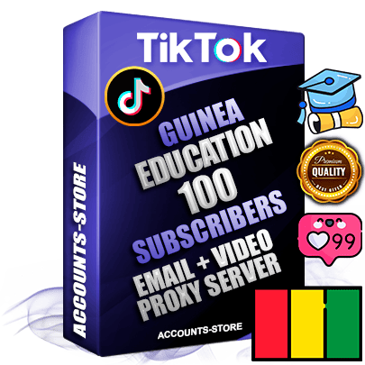 Professional Guinean PREMIUM TikTok accounts of manual registration and farming for the EDUCATION niche with high trust history profile photos and videos — fully themed and optimized for EDUCATION advertising and promotion — 100 niche-related live active subscribers 2018–2022 registration years Verified Email (included) + Cookie JSON for secure import and login to the account + User Agent + high-quality content filling (profile photo banner and videos). Fully ready for targeted campaigns and ad launches from any country. Perfectly holds ads without bans. Ideal for any earning schemes affiliate promotions and marketing projects. Quality unlimited IPv4 proxy server included.