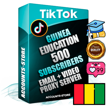 Professional Guinean PREMIUM TikTok accounts of manual registration and farming for the EDUCATION niche with high trust history profile photos and videos — fully themed and optimized for EDUCATION advertising and promotion — 500 niche-related live active subscribers 2018–2022 registration years Verified Email (included) + Cookie JSON for secure import and login to the account + User Agent + high-quality content filling (profile photo banner and videos). Fully ready for targeted campaigns and ad launches from any country. Perfectly holds ads without bans. Ideal for any earning schemes affiliate promotions and marketing projects. Quality unlimited IPv4 proxy server included.