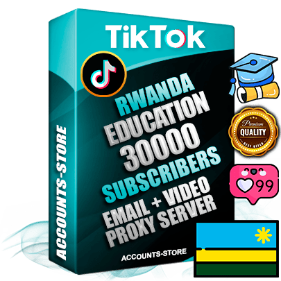 Professional Rwandan PREMIUM TikTok accounts of manual registration and farming for the EDUCATION niche with high trust history profile photos and videos — fully themed and optimized for EDUCATION advertising and promotion — 30000 niche-related live active subscribers 2018–2022 registration years Verified Email (included) + Cookie JSON for secure import and login to the account + User Agent + high-quality content filling (profile photo banner and videos). Fully ready for targeted campaigns and ad launches from any country. Perfectly holds ads without bans. Ideal for any earning schemes affiliate promotions and marketing projects. Quality unlimited IPv4 proxy server included.