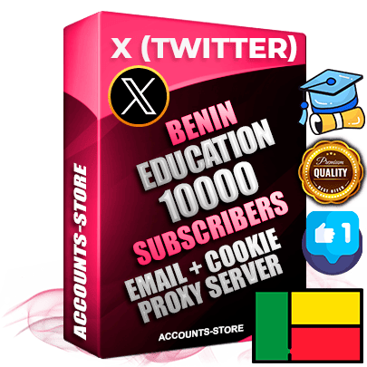 Professional Beninese PREMIUM X (Twitter) accounts of manual registration and farming for the EDUCATION niche with high trust history photos and tweets — fully themed and optimized for EDUCATION advertising and promotion — 10000 niche-related live active followers 2009–2014 registration year Verified Email (Included) + Cookie JSON for secure import and login to the account + User Agent + High-quality filling (Photo Header Posts). Fully ready for targeted campaigns and ad launches from any country. Perfectly hold ads without bans. Ideal for any earning schemes affiliate promotions and marketing projects. Quality unlimited IPv4 proxy server included.