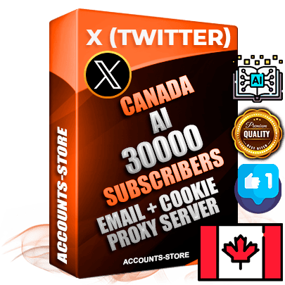 Professional Canadian PREMIUM X (Twitter) accounts of manual registration and farming for the ARTIFICIAL INTELLIGENCE niche with high trust history photos and tweets — fully themed and optimized for ARTIFICIAL INTELLIGENCE advertising and promotion — 30000 niche-related live active followers 2009–2014 registration year Verified Email (Included) + Cookie JSON for secure import and login to the account + User Agent + High-quality filling (Photo Header Posts). Fully ready for targeted campaigns and ad launches from any country. Perfectly hold ads without bans. Ideal for any earning schemes affiliate promotions and marketing projects. Quality unlimited IPv4 proxy server included. Professional Canadian PREMIUM X (Twitter) accounts of manual registration and farming for the ARTIFICIAL INTELLIGENCE niche with high trust history photos and tweets — fully themed and optimized for ARTIFICIAL INTELLIGENCE advertising and promotion — 30000 niche-related live active followers 2009–2014 registration year Verified Email (Included) + Cookie JSON for secure import and login to the account + User Agent + High-quality filling (Photo Header Posts). Fully ready for targeted campaigns and ad launches from any country. Perfectly hold ads without bans. Ideal for any earning schemes affiliate promotions and marketing projects. Quality unlimited IPv4 proxy server included.