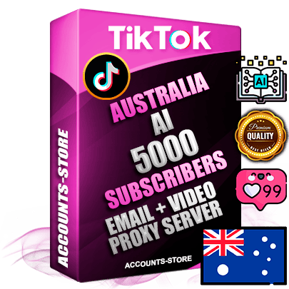 Professional Australian PREMIUM TikTok accounts of manual registration and farming for the ARTIFICIAL INTELLIGENCE niche with high trust history profile photos and videos — fully themed and optimized for ARTIFICIAL INTELLIGENCE advertising and promotion — 5000 niche-related live active subscribers 2018–2022 registration years Verified Email (included) + Cookie JSON for secure import and login to the account + User Agent + high-quality content filling (profile photo banner and videos). Fully ready for targeted campaigns and ad launches from any country. Perfectly holds ads without bans. Ideal for any earning schemes affiliate promotions and marketing projects. Quality unlimited IPv4 proxy server included.