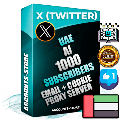 Professional UAE PREMIUM X (Twitter) accounts of manual registration and farming for the ARTIFICIAL INTELLIGENCE niche with high trust history photos and tweets — fully themed and optimized for ARTIFICIAL INTELLIGENCE advertising and promotion — 1000 niche-related live active followers 2009–2014 registration year Verified Email (Included) + Cookie JSON for secure import and login to the account + User Agent + High-quality filling (Photo Header Posts). Fully ready for targeted campaigns and ad launches from any country. Perfectly hold ads without bans. Ideal for any earning schemes affiliate promotions and marketing projects. Quality unlimited IPv4 proxy server included.