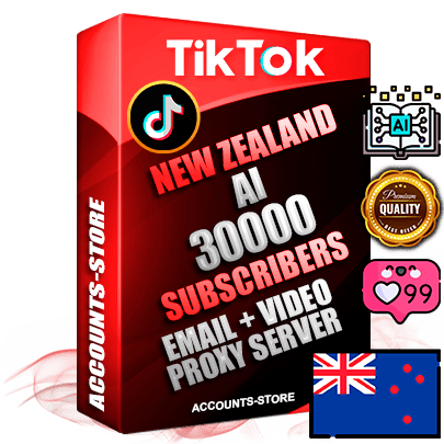 Professional New Zealand PREMIUM TikTok accounts of manual registration and farming for the ARTIFICIAL INTELLIGENCE niche with high trust history profile photos and videos — fully themed and optimized for ARTIFICIAL INTELLIGENCE advertising and promotion — 30000 niche-related live active subscribers 2018–2022 registration years Verified Email (included) + Cookie JSON for secure import and login to the account + User Agent + high-quality content filling (profile photo banner and videos). Fully ready for targeted campaigns and ad launches from any country. Perfectly holds ads without bans. Ideal for any earning schemes affiliate promotions and marketing projects. Quality unlimited IPv4 proxy server included.