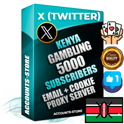 Professional Kenyan PREMIUM X (Twitter) accounts of manual registration and farming for the GAMBLING niche with high trust history photos and tweets — fully themed and optimized for GAMBLING advertising and promotion — 5000 niche-related live active followers 2009–2014 registration year Verified Email (Included) + Cookie JSON for secure import and login to the account + User Agent + High-quality filling (Photo Header Posts). Fully ready for targeted campaigns and ad launches from any country. Perfectly hold ads without bans. Ideal for any earning schemes affiliate promotions and marketing projects. Quality unlimited IPv4 proxy server included.