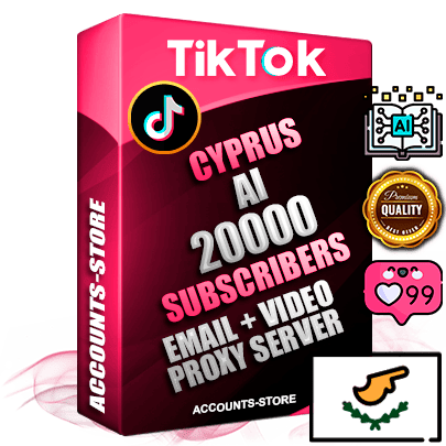 Professional Cyprus PREMIUM TikTok accounts of manual registration and farming for the ARTIFICIAL INTELLIGENCE niche with high trust history profile photos and videos — fully themed and optimized for ARTIFICIAL INTELLIGENCE advertising and promotion — 20000 niche-related live active subscribers 2018–2022 registration years Verified Email (included) + Cookie JSON for secure import and login to the account + User Agent + high-quality content filling (profile photo banner and videos). Fully ready for targeted campaigns and ad launches from any country. Perfectly holds ads without bans. Ideal for any earning schemes affiliate promotions and marketing projects. Quality unlimited IPv4 proxy server included.