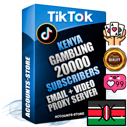 Professional Kenyan PREMIUM TikTok accounts of manual registration and farming for the GAMBLING niche with high trust history profile photos and videos — fully themed and optimized for GAMBLING advertising and promotion — 20000 niche-related live active subscribers 2018–2022 registration years Verified Email (included) + Cookie JSON for secure import and login to the account + User Agent + high-quality content filling (profile photo banner and videos). Fully ready for targeted campaigns and ad launches from any country. Perfectly holds ads without bans. Ideal for any earning schemes affiliate promotions and marketing projects. Quality unlimited IPv4 proxy server included. Professional Kenyan PREMIUM TikTok accounts of manual registration and farming for the GAMBLING niche with high trust history profile photos and videos — fully themed and optimized for GAMBLING advertising and promotion — 20000 niche-related live active subscribers 2018–2022 registration years Verified Email (included) + Cookie JSON for secure import and login to the account + User Agent + high-quality content filling (profile photo banner and videos). Fully ready for targeted campaigns and ad launches from any country. Perfectly holds ads without bans. Ideal for any earning schemes affiliate promotions and marketing projects. Quality unlimited IPv4 proxy server included.