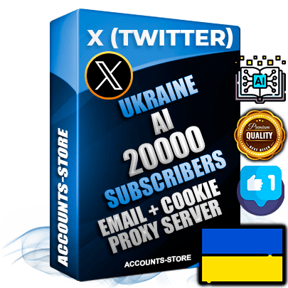 Professional Ukrainian PREMIUM X (Twitter) accounts of manual registration and farming for the ARTIFICIAL INTELLIGENCE niche with high trust history photos and tweets — fully themed and optimized for ARTIFICIAL INTELLIGENCE advertising and promotion — 20000 niche-related live active followers 2009–2014 registration year Verified Email (Included) + Cookie JSON for secure import and login to the account + User Agent + High-quality filling (Photo Header Posts). Fully ready for targeted campaigns and ad launches from any country. Perfectly hold ads without bans. Ideal for any earning schemes affiliate promotions and marketing projects. Quality unlimited IPv4 proxy server included. Professional Ukrainian PREMIUM X (Twitter) accounts of manual registration and farming for the ARTIFICIAL INTELLIGENCE niche with high trust history photos and tweets — fully themed and optimized for ARTIFICIAL INTELLIGENCE advertising and promotion — 20000 niche-related live active followers 2009–2014 registration year Verified Email (Included) + Cookie JSON for secure import and login to the account + User Agent + High-quality filling (Photo Header Posts). Fully ready for targeted campaigns and ad launches from any country. Perfectly hold ads without bans. Ideal for any earning schemes affiliate promotions and marketing projects. Quality unlimited IPv4 proxy server included.
