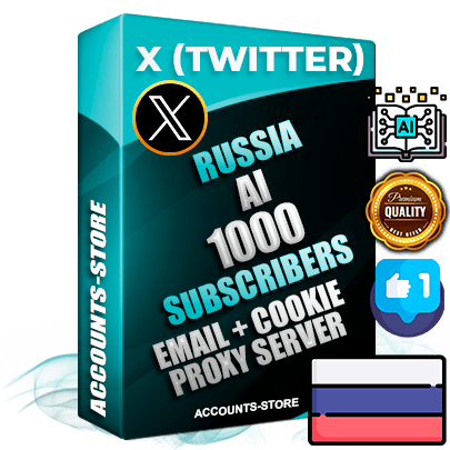 Professional Russian PREMIUM X (Twitter) accounts of manual registration and farming for the ARTIFICIAL INTELLIGENCE niche with high trust history photos and tweets — fully themed and optimized for ARTIFICIAL INTELLIGENCE advertising and promotion — 1000 niche-related live active followers 2009–2014 registration year Verified Email (Included) + Cookie JSON for secure import and login to the account + User Agent + High-quality filling (Photo Header Posts). Fully ready for targeted campaigns and ad launches from any country. Perfectly hold ads without bans. Ideal for any earning schemes affiliate promotions and marketing projects. Quality unlimited IPv4 proxy server included.