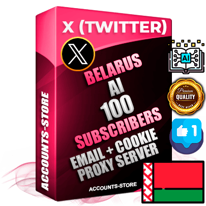 Professional Belarusian PREMIUM X (Twitter) accounts of manual registration and farming for the ARTIFICIAL INTELLIGENCE niche with high trust history photos and tweets — fully themed and optimized for ARTIFICIAL INTELLIGENCE advertising and promotion — 100 niche-related live active followers 2009–2014 registration year Verified Email (Included) + Cookie JSON for secure import and login to the account + User Agent + High-quality filling (Photo Header Posts). Fully ready for targeted campaigns and ad launches from any country. Perfectly hold ads without bans. Ideal for any earning schemes affiliate promotions and marketing projects. Quality unlimited IPv4 proxy server included.