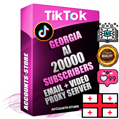 Professional Georgian PREMIUM TikTok accounts of manual registration and farming for the ARTIFICIAL INTELLIGENCE niche with high trust history profile photos and videos — fully themed and optimized for ARTIFICIAL INTELLIGENCE advertising and promotion — 20000 niche-related live active subscribers 2018–2022 registration years Verified Email (included) + Cookie JSON for secure import and login to the account + User Agent + high-quality content filling (profile photo banner and videos). Fully ready for targeted campaigns and ad launches from any country. Perfectly holds ads without bans. Ideal for any earning schemes affiliate promotions and marketing projects. Quality unlimited IPv4 proxy server included.