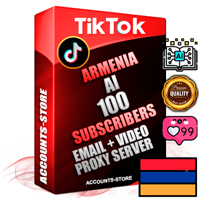 Professional Armenian PREMIUM TikTok accounts of manual registration and farming for the ARTIFICIAL INTELLIGENCE niche with high trust history profile photos and videos — fully themed and optimized for ARTIFICIAL INTELLIGENCE advertising and promotion — 100 niche-related live active subscribers 2018–2022 registration years Verified Email (included) + Cookie JSON for secure import and login to the account + User Agent + high-quality content filling (profile photo banner and videos). Fully ready for targeted campaigns and ad launches from any country. Perfectly holds ads without bans. Ideal for any earning schemes affiliate promotions and marketing projects. Quality unlimited IPv4 proxy server included.