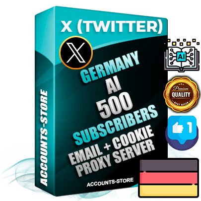Professional German PREMIUM X (Twitter) accounts of manual registration and farming for the ARTIFICIAL INTELLIGENCE niche with high trust history photos and tweets — fully themed and optimized for ARTIFICIAL INTELLIGENCE advertising and promotion — 500 niche-related live active followers 2009–2014 registration year Verified Email (Included) + Cookie JSON for secure import and login to the account + User Agent + High-quality filling (Photo Header Posts). Fully ready for targeted campaigns and ad launches from any country. Perfectly hold ads without bans. Ideal for any earning schemes affiliate promotions and marketing projects. Quality unlimited IPv4 proxy server included.