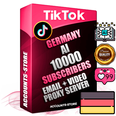 Professional German PREMIUM TikTok accounts of manual registration and farming for the ARTIFICIAL INTELLIGENCE niche with high trust history profile photos and videos — fully themed and optimized for ARTIFICIAL INTELLIGENCE advertising and promotion — 10000 niche-related live active subscribers 2018–2022 registration years Verified Email (included) + Cookie JSON for secure import and login to the account + User Agent + high-quality content filling (profile photo banner and videos). Fully ready for targeted campaigns and ad launches from any country. Perfectly holds ads without bans. Ideal for any earning schemes affiliate promotions and marketing projects. Quality unlimited IPv4 proxy server included.