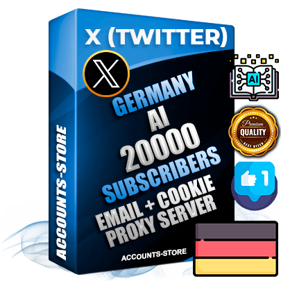 Professional German PREMIUM X (Twitter) accounts of manual registration and farming for the ARTIFICIAL INTELLIGENCE niche with high trust history photos and tweets — fully themed and optimized for ARTIFICIAL INTELLIGENCE advertising and promotion — 20000 niche-related live active followers 2009–2014 registration year Verified Email (Included) + Cookie JSON for secure import and login to the account + User Agent + High-quality filling (Photo Header Posts). Fully ready for targeted campaigns and ad launches from any country. Perfectly hold ads without bans. Ideal for any earning schemes affiliate promotions and marketing projects. Quality unlimited IPv4 proxy server included.