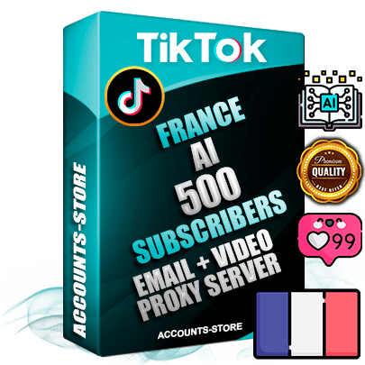 Professional French PREMIUM TikTok accounts of manual registration and farming for the ARTIFICIAL INTELLIGENCE niche with high trust history profile photos and videos — fully themed and optimized for ARTIFICIAL INTELLIGENCE advertising and promotion — 500 niche-related live active subscribers 2018–2022 registration years Verified Email (included) + Cookie JSON for secure import and login to the account + User Agent + high-quality content filling (profile photo banner and videos). Fully ready for targeted campaigns and ad launches from any country. Perfectly holds ads without bans. Ideal for any earning schemes affiliate promotions and marketing projects. Quality unlimited IPv4 proxy server included.