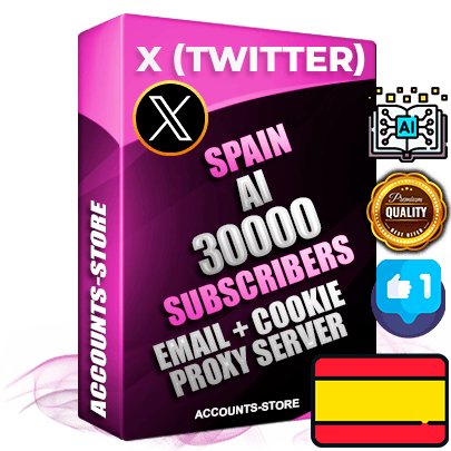 Professional Spanish PREMIUM X (Twitter) accounts of manual registration and farming for the ARTIFICIAL INTELLIGENCE niche with high trust history photos and tweets — fully themed and optimized for ARTIFICIAL INTELLIGENCE advertising and promotion — 30000 niche-related live active followers 2009–2014 registration year Verified Email (Included) + Cookie JSON for secure import and login to the account + User Agent + High-quality filling (Photo Header Posts). Fully ready for targeted campaigns and ad launches from any country. Perfectly hold ads without bans. Ideal for any earning schemes affiliate promotions and marketing projects. Quality unlimited IPv4 proxy server included.