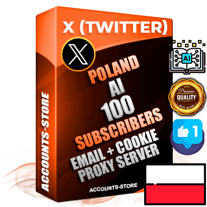 Professional Polish PREMIUM X (Twitter) accounts of manual registration and farming for the ARTIFICIAL INTELLIGENCE niche with high trust history photos and tweets — fully themed and optimized for ARTIFICIAL INTELLIGENCE advertising and promotion — 100 niche-related live active followers 2009–2014 registration year Verified Email (Included) + Cookie JSON for secure import and login to the account + User Agent + High-quality filling (Photo Header Posts). Fully ready for targeted campaigns and ad launches from any country. Perfectly hold ads without bans. Ideal for any earning schemes affiliate promotions and marketing projects. Quality unlimited IPv4 proxy server included.