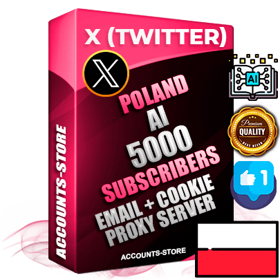 Professional Polish PREMIUM X (Twitter) accounts of manual registration and farming for the ARTIFICIAL INTELLIGENCE niche with high trust history photos and tweets — fully themed and optimized for ARTIFICIAL INTELLIGENCE advertising and promotion — 5000 niche-related live active followers 2009–2014 registration year Verified Email (Included) + Cookie JSON for secure import and login to the account + User Agent + High-quality filling (Photo Header Posts). Fully ready for targeted campaigns and ad launches from any country. Perfectly hold ads without bans. Ideal for any earning schemes affiliate promotions and marketing projects. Quality unlimited IPv4 proxy server included.