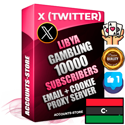 Professional Libyan PREMIUM X (Twitter) accounts of manual registration and farming for the GAMBLING niche with high trust history photos and tweets — fully themed and optimized for GAMBLING advertising and promotion — 10000 niche-related live active followers 2009–2014 registration year Verified Email (Included) + Cookie JSON for secure import and login to the account + User Agent + High-quality filling (Photo Header Posts). Fully ready for targeted campaigns and ad launches from any country. Perfectly hold ads without bans. Ideal for any earning schemes affiliate promotions and marketing projects. Quality unlimited IPv4 proxy server included. Professional Libyan PREMIUM X (Twitter) accounts of manual registration and farming for the GAMBLING niche with high trust history photos and tweets — fully themed and optimized for GAMBLING advertising and promotion — 10000 niche-related live active followers 2009–2014 registration year Verified Email (Included) + Cookie JSON for secure import and login to the account + User Agent + High-quality filling (Photo Header Posts). Fully ready for targeted campaigns and ad launches from any country. Perfectly hold ads without bans. Ideal for any earning schemes affiliate promotions and marketing projects. Quality unlimited IPv4 proxy server included.