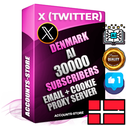 Professional Danish PREMIUM X (Twitter) accounts of manual registration and farming for the ARTIFICIAL INTELLIGENCE niche with high trust history photos and tweets — fully themed and optimized for ARTIFICIAL INTELLIGENCE advertising and promotion — 30000 niche-related live active followers 2009–2014 registration year Verified Email (Included) + Cookie JSON for secure import and login to the account + User Agent + High-quality filling (Photo Header Posts). Fully ready for targeted campaigns and ad launches from any country. Perfectly hold ads without bans. Ideal for any earning schemes affiliate promotions and marketing projects. Quality unlimited IPv4 proxy server included. Professional Danish PREMIUM X (Twitter) accounts of manual registration and farming for the ARTIFICIAL INTELLIGENCE niche with high trust history photos and tweets — fully themed and optimized for ARTIFICIAL INTELLIGENCE advertising and promotion — 30000 niche-related live active followers 2009–2014 registration year Verified Email (Included) + Cookie JSON for secure import and login to the account + User Agent + High-quality filling (Photo Header Posts). Fully ready for targeted campaigns and ad launches from any country. Perfectly hold ads without bans. Ideal for any earning schemes affiliate promotions and marketing projects. Quality unlimited IPv4 proxy server included.