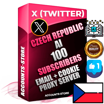 Professional Czech PREMIUM X (Twitter) accounts of manual registration and farming for the ARTIFICIAL INTELLIGENCE niche with high trust history photos and tweets — fully themed and optimized for ARTIFICIAL INTELLIGENCE advertising and promotion — 100 niche-related live active followers 2009–2014 registration year Verified Email (Included) + Cookie JSON for secure import and login to the account + User Agent + High-quality filling (Photo Header Posts). Fully ready for targeted campaigns and ad launches from any country. Perfectly hold ads without bans. Ideal for any earning schemes affiliate promotions and marketing projects. Quality unlimited IPv4 proxy server included.