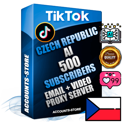 Professional Czech PREMIUM TikTok accounts of manual registration and farming for the ARTIFICIAL INTELLIGENCE niche with high trust history profile photos and videos — fully themed and optimized for ARTIFICIAL INTELLIGENCE advertising and promotion — 500 niche-related live active subscribers 2018–2022 registration years Verified Email (included) + Cookie JSON for secure import and login to the account + User Agent + high-quality content filling (profile photo banner and videos). Fully ready for targeted campaigns and ad launches from any country. Perfectly holds ads without bans. Ideal for any earning schemes affiliate promotions and marketing projects. Quality unlimited IPv4 proxy server included. Professional Czech PREMIUM TikTok accounts of manual registration and farming for the ARTIFICIAL INTELLIGENCE niche with high trust history profile photos and videos — fully themed and optimized for ARTIFICIAL INTELLIGENCE advertising and promotion — 500 niche-related live active subscribers 2018–2022 registration years Verified Email (included) + Cookie JSON for secure import and login to the account + User Agent + high-quality content filling (profile photo banner and videos). Fully ready for targeted campaigns and ad launches from any country. Perfectly holds ads without bans. Ideal for any earning schemes affiliate promotions and marketing projects. Quality unlimited IPv4 proxy server included.