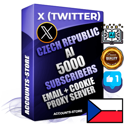 Professional Czech PREMIUM X (Twitter) accounts of manual registration and farming for the ARTIFICIAL INTELLIGENCE niche with high trust history photos and tweets — fully themed and optimized for ARTIFICIAL INTELLIGENCE advertising and promotion — 5000 niche-related live active followers 2009–2014 registration year Verified Email (Included) + Cookie JSON for secure import and login to the account + User Agent + High-quality filling (Photo Header Posts). Fully ready for targeted campaigns and ad launches from any country. Perfectly hold ads without bans. Ideal for any earning schemes affiliate promotions and marketing projects. Quality unlimited IPv4 proxy server included.