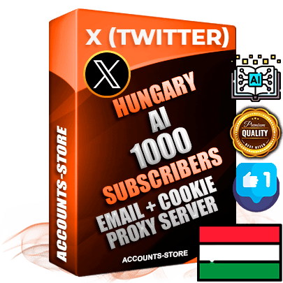 Professional Hungarian PREMIUM X (Twitter) accounts of manual registration and farming for the ARTIFICIAL INTELLIGENCE niche with high trust history photos and tweets — fully themed and optimized for ARTIFICIAL INTELLIGENCE advertising and promotion — 1000 niche-related live active followers 2009–2014 registration year Verified Email (Included) + Cookie JSON for secure import and login to the account + User Agent + High-quality filling (Photo Header Posts). Fully ready for targeted campaigns and ad launches from any country. Perfectly hold ads without bans. Ideal for any earning schemes affiliate promotions and marketing projects. Quality unlimited IPv4 proxy server included. Professional Hungarian PREMIUM X (Twitter) accounts of manual registration and farming for the ARTIFICIAL INTELLIGENCE niche with high trust history photos and tweets — fully themed and optimized for ARTIFICIAL INTELLIGENCE advertising and promotion — 1000 niche-related live active followers 2009–2014 registration year Verified Email (Included) + Cookie JSON for secure import and login to the account + User Agent + High-quality filling (Photo Header Posts). Fully ready for targeted campaigns and ad launches from any country. Perfectly hold ads without bans. Ideal for any earning schemes affiliate promotions and marketing projects. Quality unlimited IPv4 proxy server included.