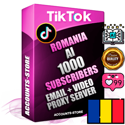 Professional Romanian PREMIUM TikTok accounts of manual registration and farming for the ARTIFICIAL INTELLIGENCE niche with high trust history profile photos and videos — fully themed and optimized for ARTIFICIAL INTELLIGENCE advertising and promotion — 1000 niche-related live active subscribers 2018–2022 registration years Verified Email (included) + Cookie JSON for secure import and login to the account + User Agent + high-quality content filling (profile photo banner and videos). Fully ready for targeted campaigns and ad launches from any country. Perfectly holds ads without bans. Ideal for any earning schemes affiliate promotions and marketing projects. Quality unlimited IPv4 proxy server included. Professional Romanian PREMIUM TikTok accounts of manual registration and farming for the ARTIFICIAL INTELLIGENCE niche with high trust history profile photos and videos — fully themed and optimized for ARTIFICIAL INTELLIGENCE advertising and promotion — 1000 niche-related live active subscribers 2018–2022 registration years Verified Email (included) + Cookie JSON for secure import and login to the account + User Agent + high-quality content filling (profile photo banner and videos). Fully ready for targeted campaigns and ad launches from any country. Perfectly holds ads without bans. Ideal for any earning schemes affiliate promotions and marketing projects. Quality unlimited IPv4 proxy server included.