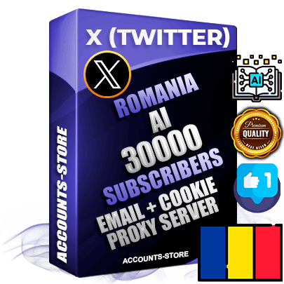 Professional Romanian PREMIUM X (Twitter) accounts of manual registration and farming for the ARTIFICIAL INTELLIGENCE niche with high trust history photos and tweets — fully themed and optimized for ARTIFICIAL INTELLIGENCE advertising and promotion — 30000 niche-related live active followers 2009–2014 registration year Verified Email (Included) + Cookie JSON for secure import and login to the account + User Agent + High-quality filling (Photo Header Posts). Fully ready for targeted campaigns and ad launches from any country. Perfectly hold ads without bans. Ideal for any earning schemes affiliate promotions and marketing projects. Quality unlimited IPv4 proxy server included. Professional Romanian PREMIUM X (Twitter) accounts of manual registration and farming for the ARTIFICIAL INTELLIGENCE niche with high trust history photos and tweets — fully themed and optimized for ARTIFICIAL INTELLIGENCE advertising and promotion — 30000 niche-related live active followers 2009–2014 registration year Verified Email (Included) + Cookie JSON for secure import and login to the account + User Agent + High-quality filling (Photo Header Posts). Fully ready for targeted campaigns and ad launches from any country. Perfectly hold ads without bans. Ideal for any earning schemes affiliate promotions and marketing projects. Quality unlimited IPv4 proxy server included.