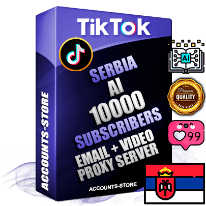 Professional Serbian PREMIUM TikTok accounts of manual registration and farming for the ARTIFICIAL INTELLIGENCE niche with high trust history profile photos and videos — fully themed and optimized for ARTIFICIAL INTELLIGENCE advertising and promotion — 10000 niche-related live active subscribers 2018–2022 registration years Verified Email (included) + Cookie JSON for secure import and login to the account + User Agent + high-quality content filling (profile photo banner and videos). Fully ready for targeted campaigns and ad launches from any country. Perfectly holds ads without bans. Ideal for any earning schemes affiliate promotions and marketing projects. Quality unlimited IPv4 proxy server included.