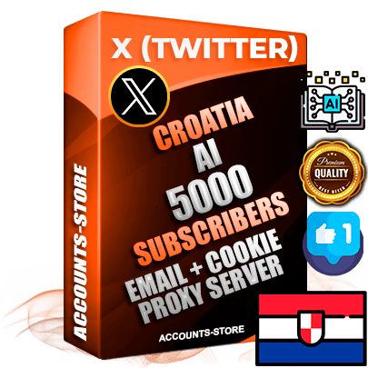 Professional Croatian PREMIUM X (Twitter) accounts of manual registration and farming for the ARTIFICIAL INTELLIGENCE niche with high trust history photos and tweets — fully themed and optimized for ARTIFICIAL INTELLIGENCE advertising and promotion — 5000 niche-related live active followers 2009–2014 registration year Verified Email (Included) + Cookie JSON for secure import and login to the account + User Agent + High-quality filling (Photo Header Posts). Fully ready for targeted campaigns and ad launches from any country. Perfectly hold ads without bans. Ideal for any earning schemes affiliate promotions and marketing projects. Quality unlimited IPv4 proxy server included. Professional Croatian PREMIUM X (Twitter) accounts of manual registration and farming for the ARTIFICIAL INTELLIGENCE niche with high trust history photos and tweets — fully themed and optimized for ARTIFICIAL INTELLIGENCE advertising and promotion — 5000 niche-related live active followers 2009–2014 registration year Verified Email (Included) + Cookie JSON for secure import and login to the account + User Agent + High-quality filling (Photo Header Posts). Fully ready for targeted campaigns and ad launches from any country. Perfectly hold ads without bans. Ideal for any earning schemes affiliate promotions and marketing projects. Quality unlimited IPv4 proxy server included.