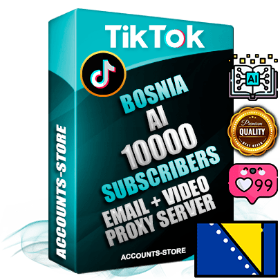 Professional Bosnian PREMIUM TikTok accounts of manual registration and farming for the ARTIFICIAL INTELLIGENCE niche with high trust history profile photos and videos — fully themed and optimized for ARTIFICIAL INTELLIGENCE advertising and promotion — 10000 niche-related live active subscribers 2018–2022 registration years Verified Email (included) + Cookie JSON for secure import and login to the account + User Agent + high-quality content filling (profile photo banner and videos). Fully ready for targeted campaigns and ad launches from any country. Perfectly holds ads without bans. Ideal for any earning schemes affiliate promotions and marketing projects. Quality unlimited IPv4 proxy server included.
