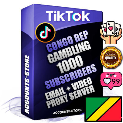 Professional Congo Rep PREMIUM TikTok accounts of manual registration and farming for the GAMBLING niche with high trust history profile photos and videos — fully themed and optimized for GAMBLING advertising and promotion — 1000 niche-related live active subscribers 2018–2022 registration years Verified Email (included) + Cookie JSON for secure import and login to the account + User Agent + high-quality content filling (profile photo banner and videos). Fully ready for targeted campaigns and ad launches from any country. Perfectly holds ads without bans. Ideal for any earning schemes affiliate promotions and marketing projects. Quality unlimited IPv4 proxy server included. Professional Congo Rep PREMIUM TikTok accounts of manual registration and farming for the GAMBLING niche with high trust history profile photos and videos — fully themed and optimized for GAMBLING advertising and promotion — 1000 niche-related live active subscribers 2018–2022 registration years Verified Email (included) + Cookie JSON for secure import and login to the account + User Agent + high-quality content filling (profile photo banner and videos). Fully ready for targeted campaigns and ad launches from any country. Perfectly holds ads without bans. Ideal for any earning schemes affiliate promotions and marketing projects. Quality unlimited IPv4 proxy server included.