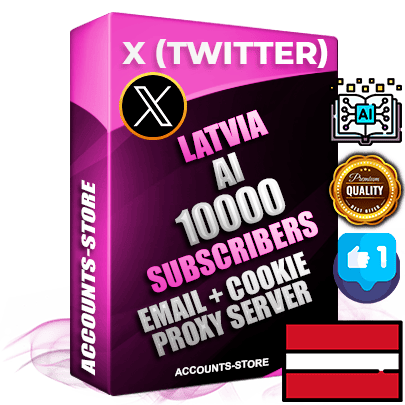 Professional Latvian PREMIUM X (Twitter) accounts of manual registration and farming for the ARTIFICIAL INTELLIGENCE niche with high trust history photos and tweets — fully themed and optimized for ARTIFICIAL INTELLIGENCE advertising and promotion — 10000 niche-related live active followers 2009–2014 registration year Verified Email (Included) + Cookie JSON for secure import and login to the account + User Agent + High-quality filling (Photo Header Posts). Fully ready for targeted campaigns and ad launches from any country. Perfectly hold ads without bans. Ideal for any earning schemes affiliate promotions and marketing projects. Quality unlimited IPv4 proxy server included.