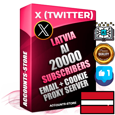 Professional Latvian PREMIUM X (Twitter) accounts of manual registration and farming for the ARTIFICIAL INTELLIGENCE niche with high trust history photos and tweets — fully themed and optimized for ARTIFICIAL INTELLIGENCE advertising and promotion — 20000 niche-related live active followers 2009–2014 registration year Verified Email (Included) + Cookie JSON for secure import and login to the account + User Agent + High-quality filling (Photo Header Posts). Fully ready for targeted campaigns and ad launches from any country. Perfectly hold ads without bans. Ideal for any earning schemes affiliate promotions and marketing projects. Quality unlimited IPv4 proxy server included. Professional Latvian PREMIUM X (Twitter) accounts of manual registration and farming for the ARTIFICIAL INTELLIGENCE niche with high trust history photos and tweets — fully themed and optimized for ARTIFICIAL INTELLIGENCE advertising and promotion — 20000 niche-related live active followers 2009–2014 registration year Verified Email (Included) + Cookie JSON for secure import and login to the account + User Agent + High-quality filling (Photo Header Posts). Fully ready for targeted campaigns and ad launches from any country. Perfectly hold ads without bans. Ideal for any earning schemes affiliate promotions and marketing projects. Quality unlimited IPv4 proxy server included.