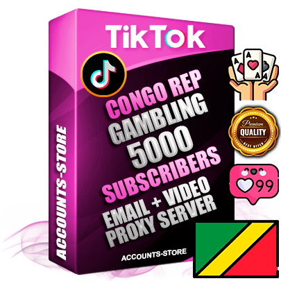 Professional Congo Rep PREMIUM TikTok accounts of manual registration and farming for the GAMBLING niche with high trust history profile photos and videos — fully themed and optimized for GAMBLING advertising and promotion — 5000 niche-related live active subscribers 2018–2022 registration years Verified Email (included) + Cookie JSON for secure import and login to the account + User Agent + high-quality content filling (profile photo banner and videos). Fully ready for targeted campaigns and ad launches from any country. Perfectly holds ads without bans. Ideal for any earning schemes affiliate promotions and marketing projects. Quality unlimited IPv4 proxy server included. Professional Congo Rep PREMIUM TikTok accounts of manual registration and farming for the GAMBLING niche with high trust history profile photos and videos — fully themed and optimized for GAMBLING advertising and promotion — 5000 niche-related live active subscribers 2018–2022 registration years Verified Email (included) + Cookie JSON for secure import and login to the account + User Agent + high-quality content filling (profile photo banner and videos). Fully ready for targeted campaigns and ad launches from any country. Perfectly holds ads without bans. Ideal for any earning schemes affiliate promotions and marketing projects. Quality unlimited IPv4 proxy server included.