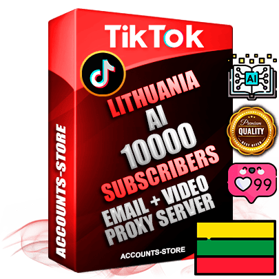 Professional Lithuanian PREMIUM TikTok accounts of manual registration and farming for the ARTIFICIAL INTELLIGENCE niche with high trust history profile photos and videos — fully themed and optimized for ARTIFICIAL INTELLIGENCE advertising and promotion — 10000 niche-related live active subscribers 2018–2022 registration years Verified Email (included) + Cookie JSON for secure import and login to the account + User Agent + high-quality content filling (profile photo banner and videos). Fully ready for targeted campaigns and ad launches from any country. Perfectly holds ads without bans. Ideal for any earning schemes affiliate promotions and marketing projects. Quality unlimited IPv4 proxy server included. Professional Lithuanian PREMIUM TikTok accounts of manual registration and farming for the ARTIFICIAL INTELLIGENCE niche with high trust history profile photos and videos — fully themed and optimized for ARTIFICIAL INTELLIGENCE advertising and promotion — 10000 niche-related live active subscribers 2018–2022 registration years Verified Email (included) + Cookie JSON for secure import and login to the account + User Agent + high-quality content filling (profile photo banner and videos). Fully ready for targeted campaigns and ad launches from any country. Perfectly holds ads without bans. Ideal for any earning schemes affiliate promotions and marketing projects. Quality unlimited IPv4 proxy server included.
