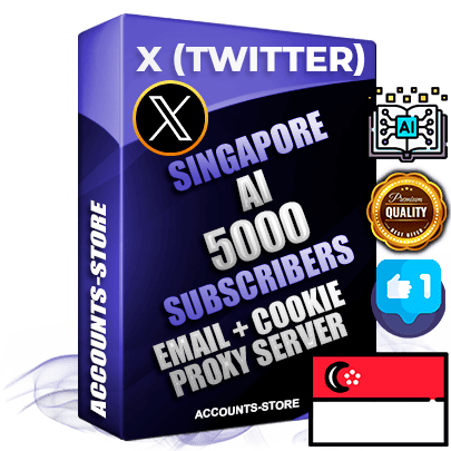 Professional Singapore PREMIUM X (Twitter) accounts of manual registration and farming for the ARTIFICIAL INTELLIGENCE niche with high trust history photos and tweets — fully themed and optimized for ARTIFICIAL INTELLIGENCE advertising and promotion — 5000 niche-related live active followers 2009–2014 registration year Verified Email (Included) + Cookie JSON for secure import and login to the account + User Agent + High-quality filling (Photo Header Posts). Fully ready for targeted campaigns and ad launches from any country. Perfectly hold ads without bans. Ideal for any earning schemes affiliate promotions and marketing projects. Quality unlimited IPv4 proxy server included. Professional Singapore PREMIUM X (Twitter) accounts of manual registration and farming for the ARTIFICIAL INTELLIGENCE niche with high trust history photos and tweets — fully themed and optimized for ARTIFICIAL INTELLIGENCE advertising and promotion — 5000 niche-related live active followers 2009–2014 registration year Verified Email (Included) + Cookie JSON for secure import and login to the account + User Agent + High-quality filling (Photo Header Posts). Fully ready for targeted campaigns and ad launches from any country. Perfectly hold ads without bans. Ideal for any earning schemes affiliate promotions and marketing projects. Quality unlimited IPv4 proxy server included.